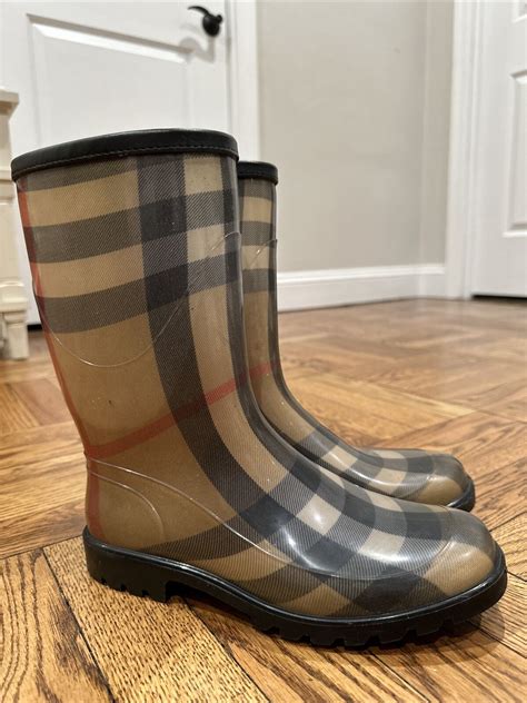 burberry haymarket rain boots size 37|zappos burberry rain boots.